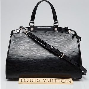 Louis Vuitton Black Electric Epi Leather Brea MM Bag